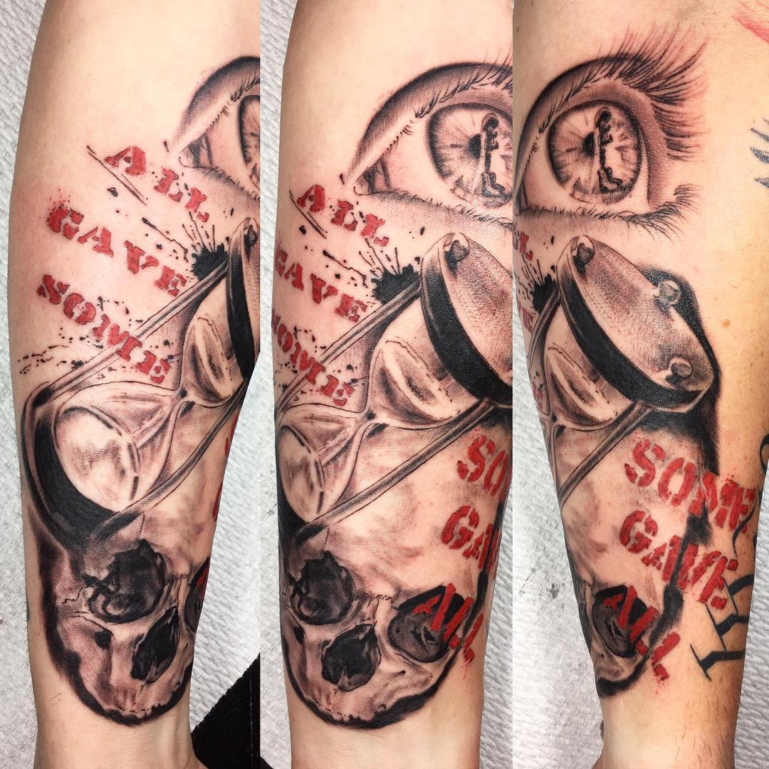 65+ Best Trash Polka Tattoos Understanding the Style [2019]