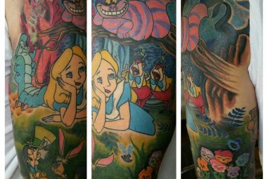 105+ Fairy Alice in Wonderland Tattoo – Designs & Ideas 2017