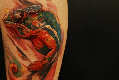 60+ Colorful Chameleon Tattoo Ideas – Cheerful Designs That Will Make You Smile
