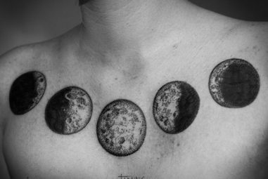 115+ Crescent and Full Moon Tattoo Designs & Meanings – Up in the Sky (2018)