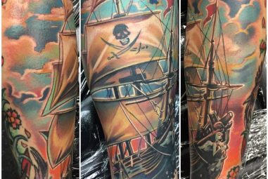 95+ Best Pirate Ship Tattoo Meaning and Designs – Masters of the Seas