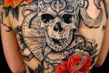 85 Best Sugar Skull Tattoo Designs , Menings For Men and Women