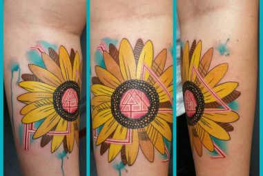 80+ Bright Sunflower Tattoos – Designs & Meanings for Happy Life (2018)