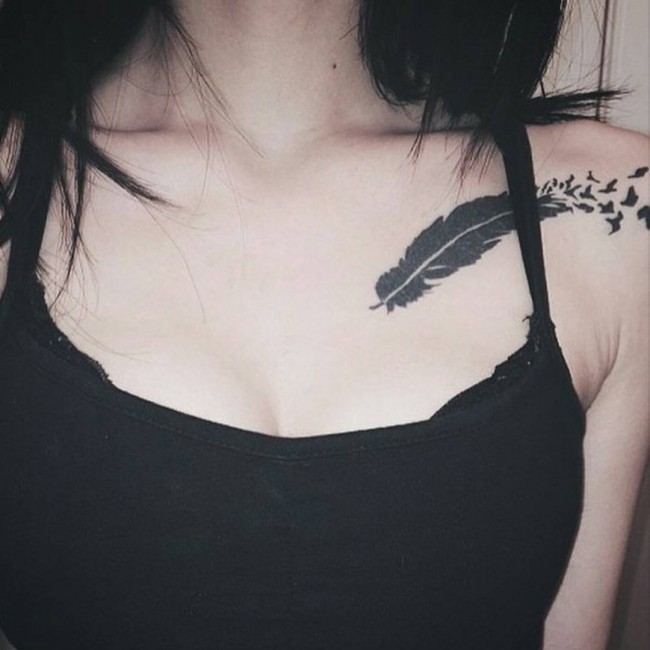 Shoulder tattoos for girls