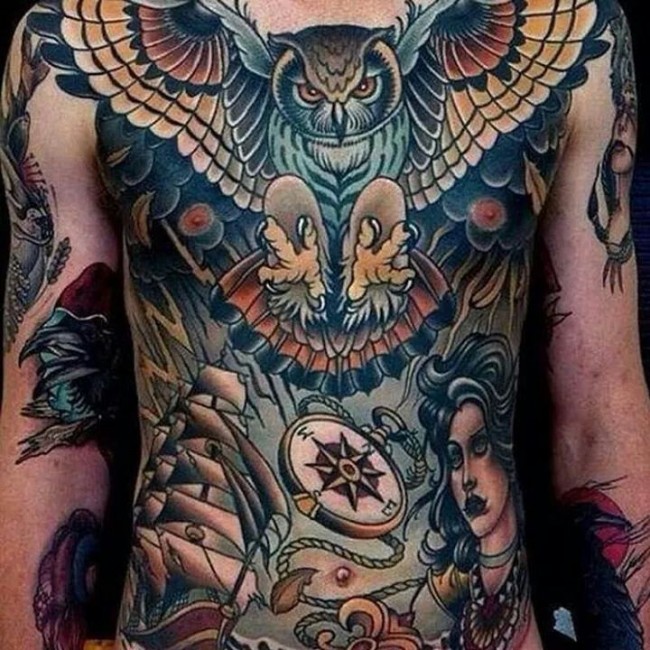 owl tattoo