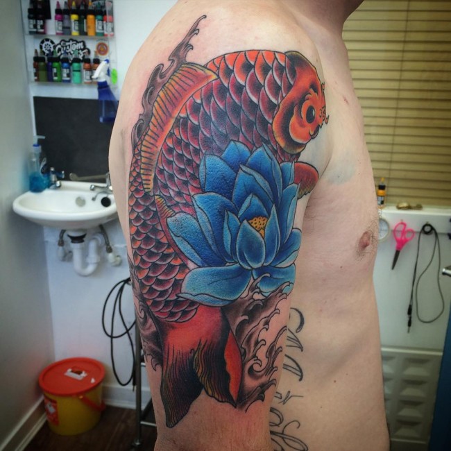 koi fish tattoo