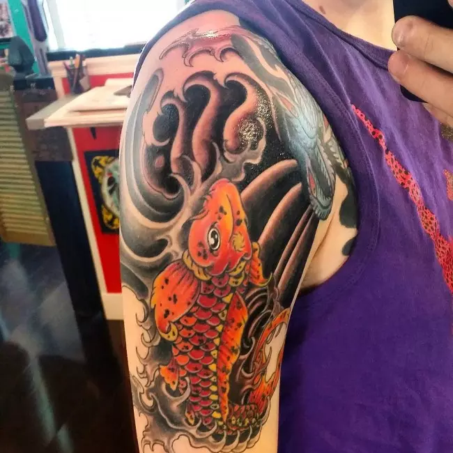 koi fish tattoo