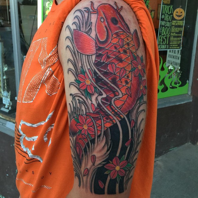 koi fish tattoo