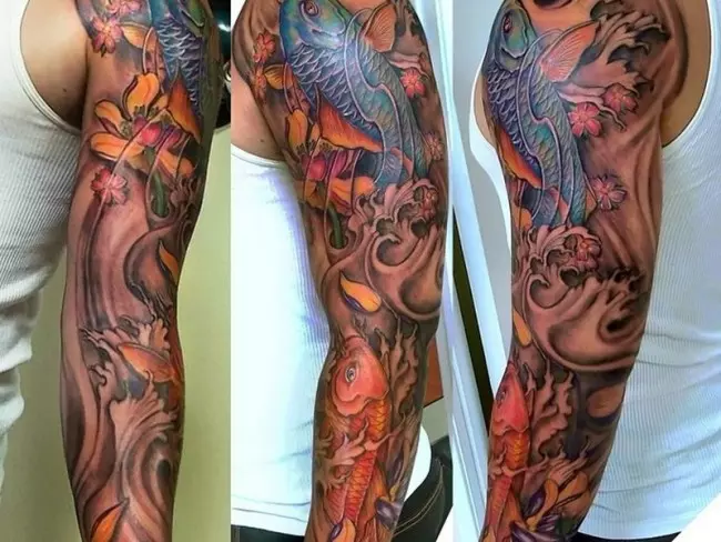 koi fish tattoo designs