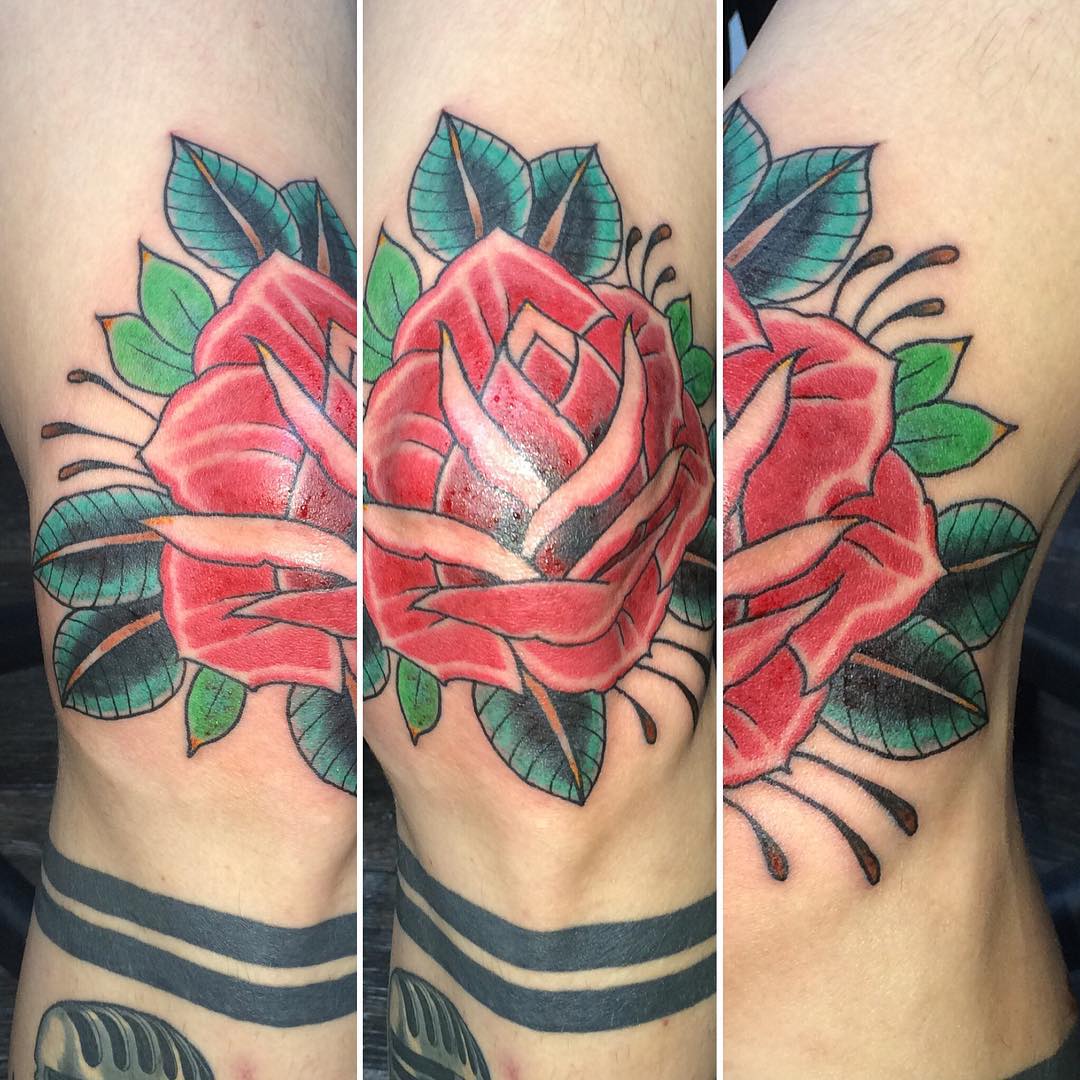 Rose With Thorns Tattoo.