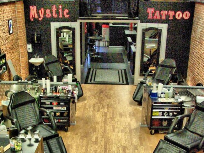 tattoo parlors