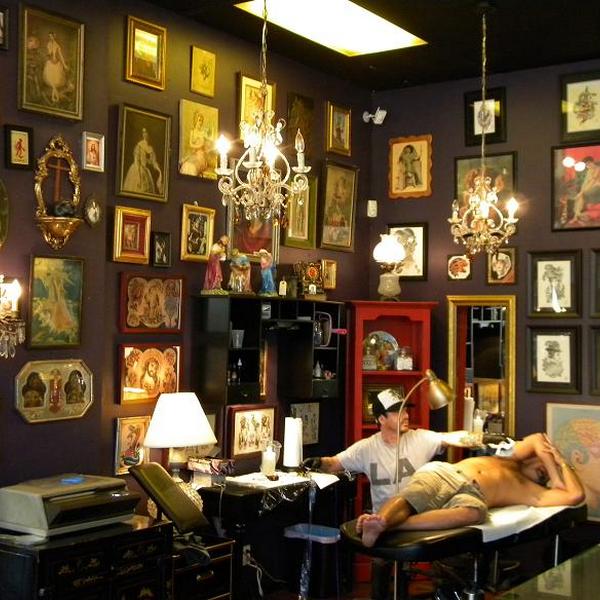 tattoo parlors