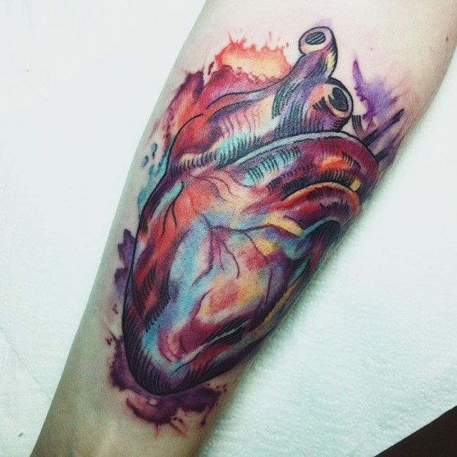 watercolor tattoo