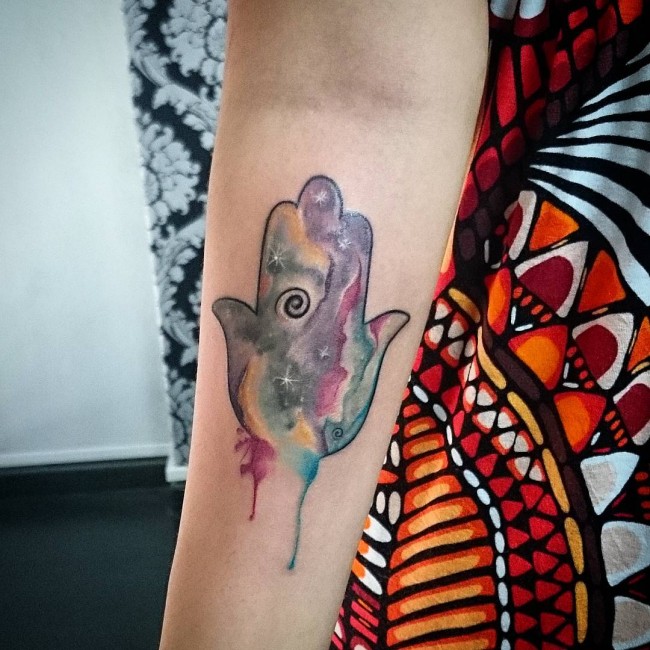 watercolor tattoo