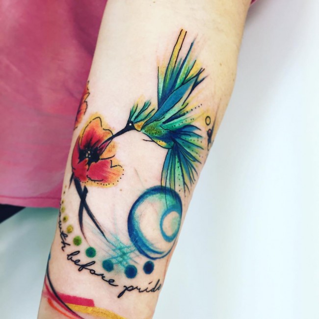 watercolor tattoo