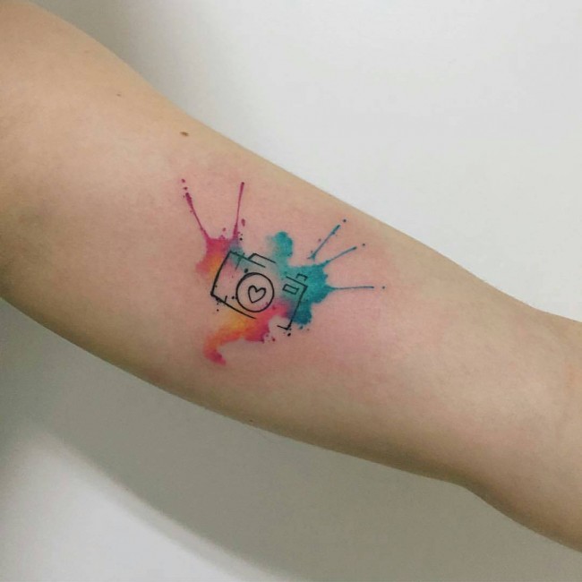 watercolor tattoo