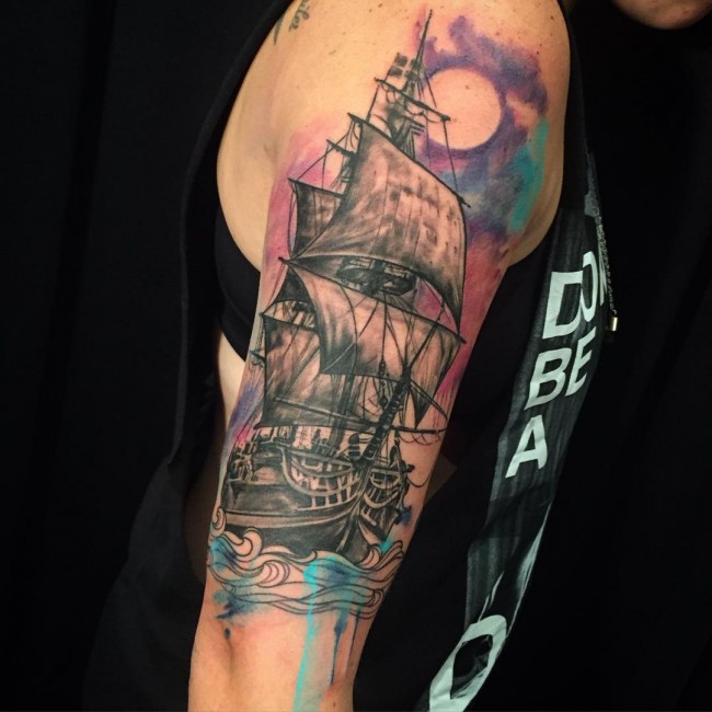 watercolor tattoo