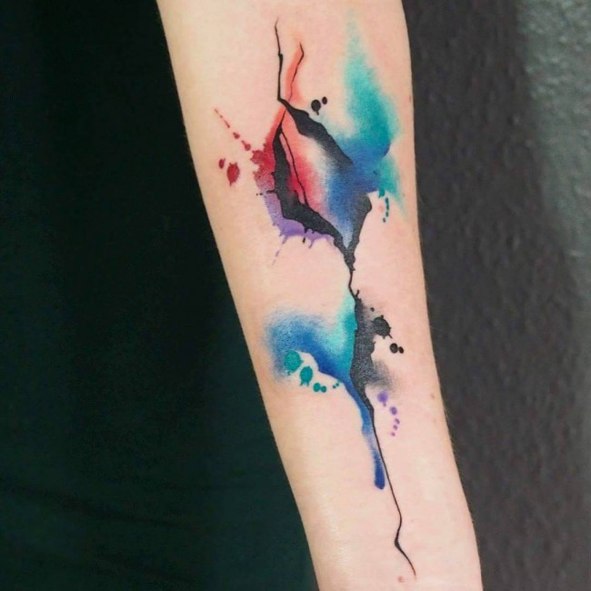 watercolor tattoo