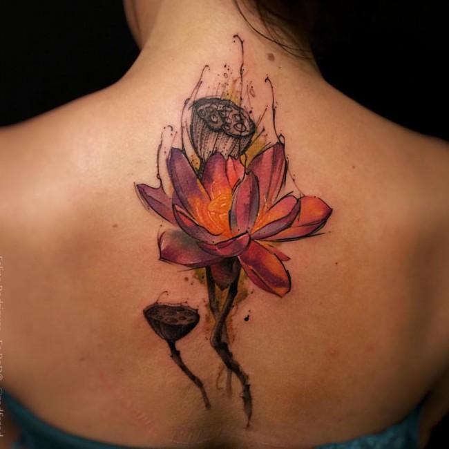 watercolor tattoo