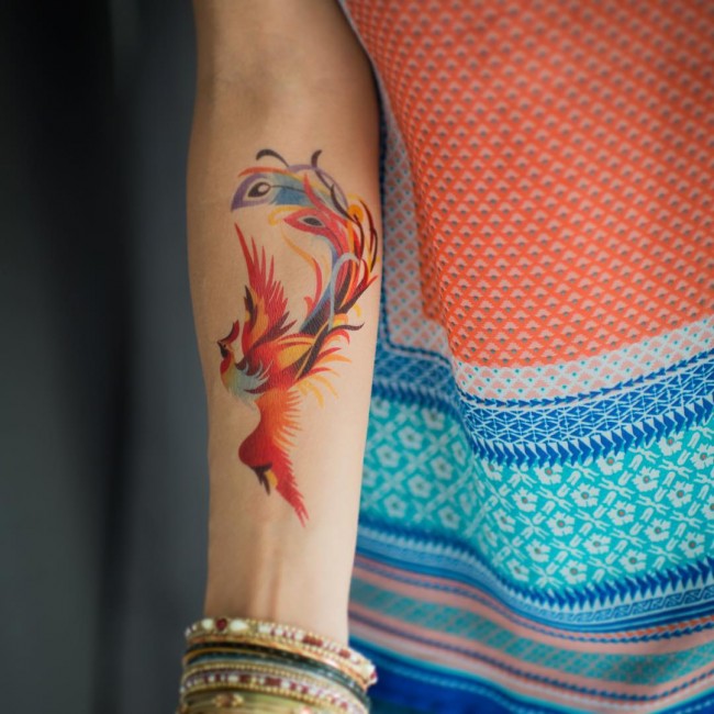 watercolor tattoo