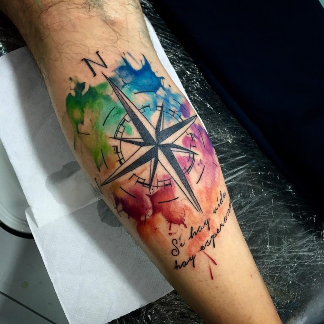 watercolor tattoo