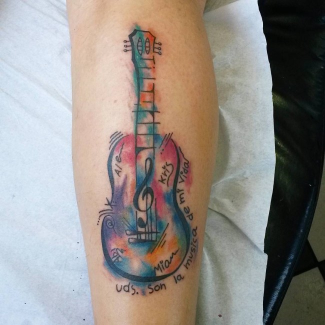 watercolor tattoo