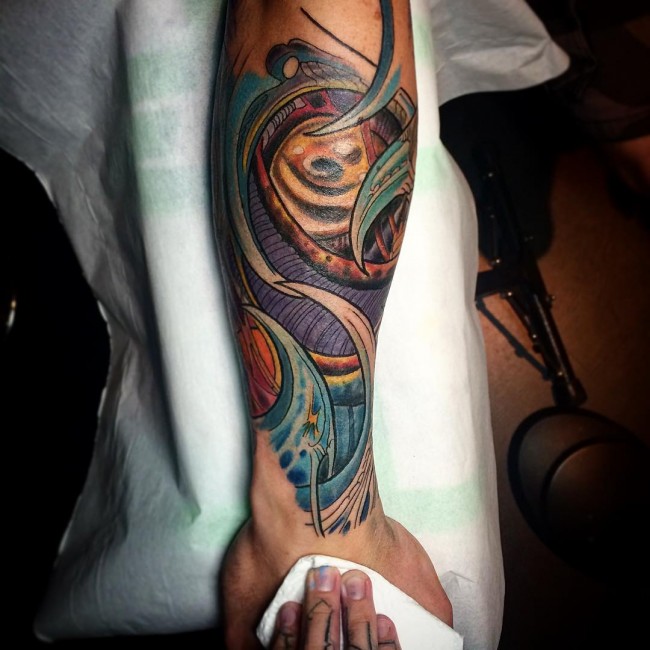 biomechanical tattoo