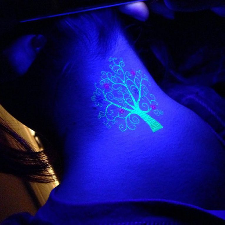 20 Best Glow in the Dark Temporary Tattoos Designs and Ideas (2019)