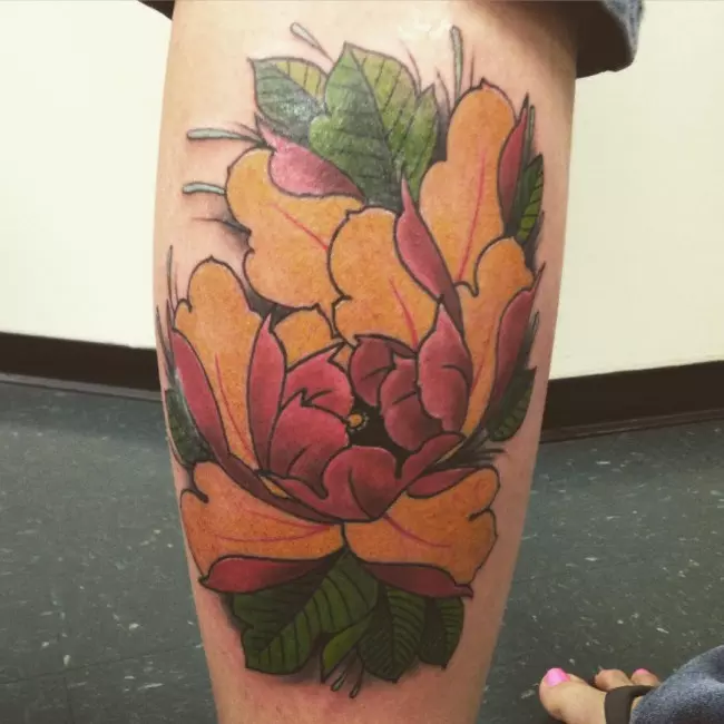 Peony Tattoo (2)