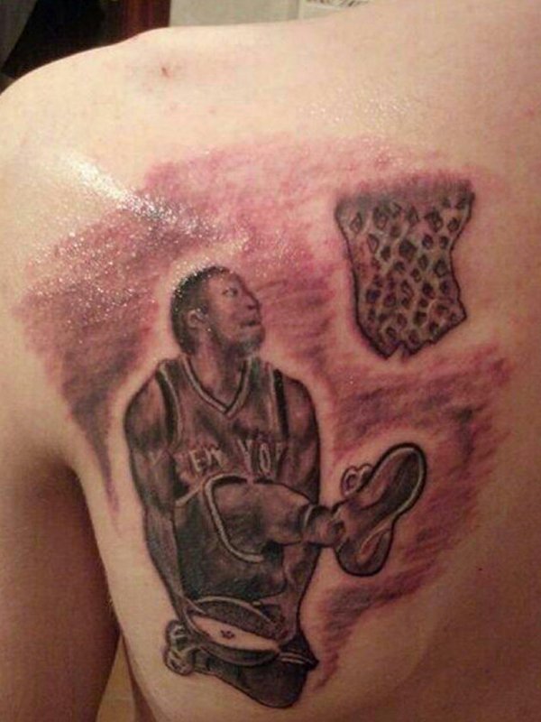 basketball tattoo