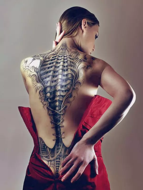 biomechanical tattoo