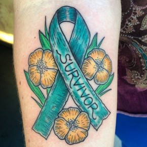 65+ Best Cancer Ribbon Tattoo Designs & Meanings - (2019)