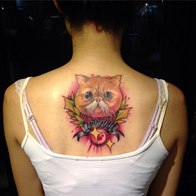 cat tattoo