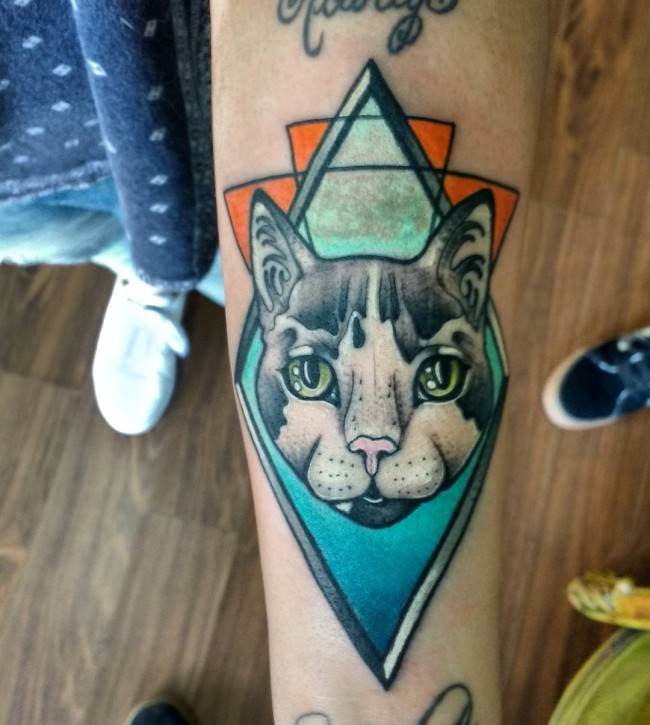 cat tattoo