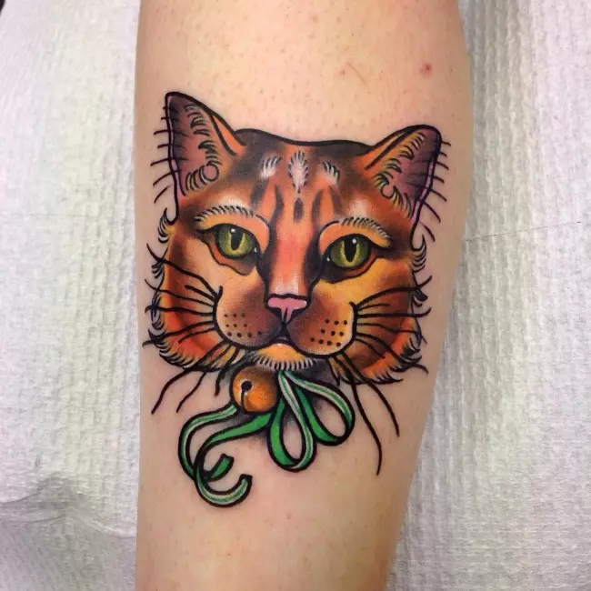 cat tattoo