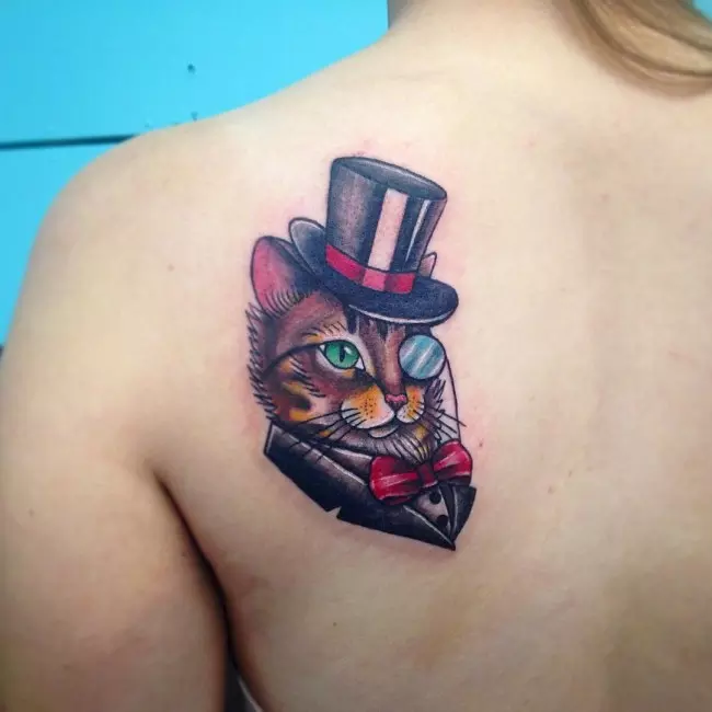 cat tattoo