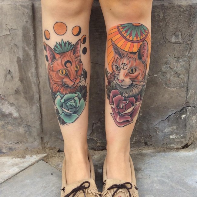 cat tattoo