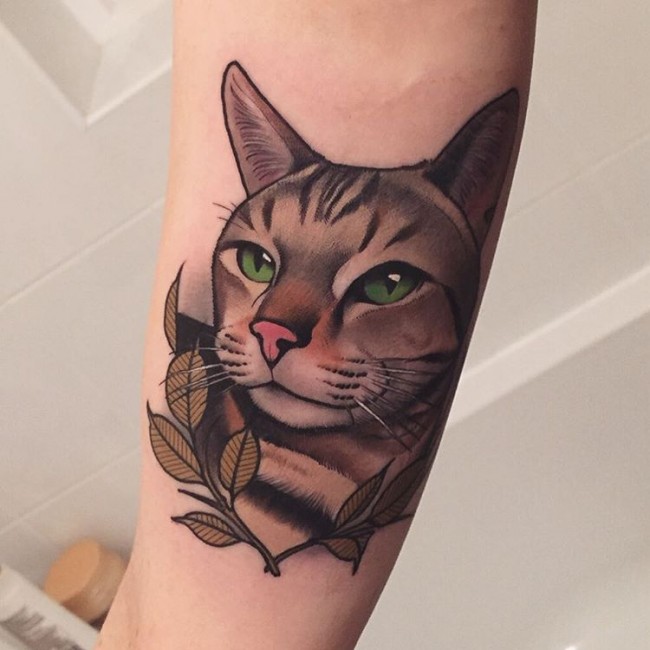 cat tattoo