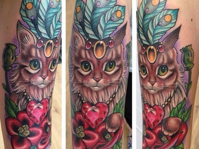 cat tattoo