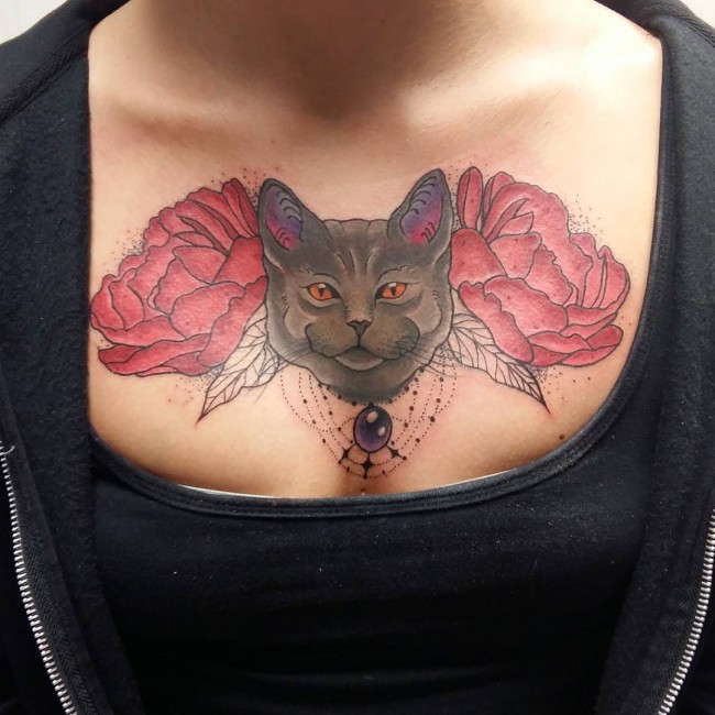 cat tattoo