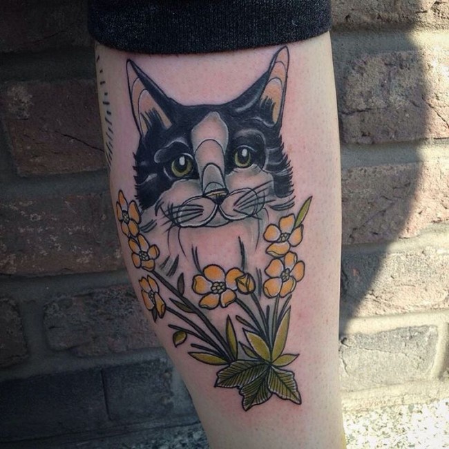 cat tattoo