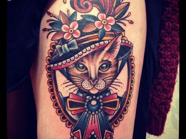 cat tattoo