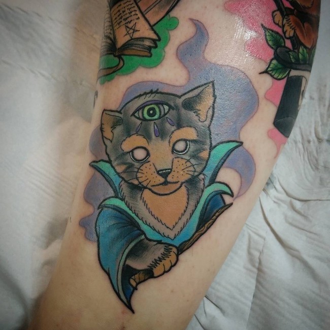 cat tattoo