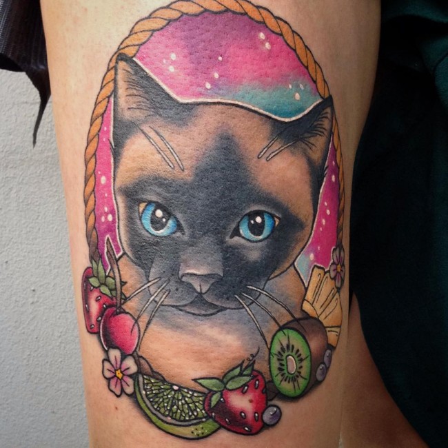 cat tattoo