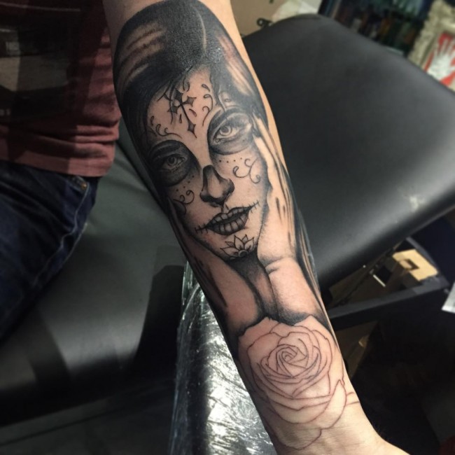 90 Best Day Of The Dead Tattoos Designs Meanings 19