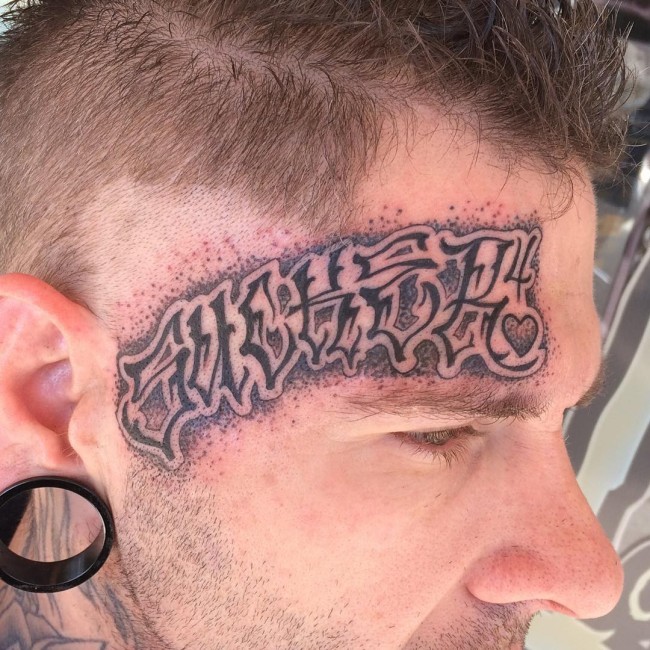 face tattoo