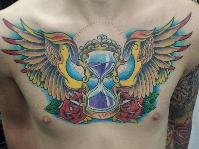 Hourglass tattoo