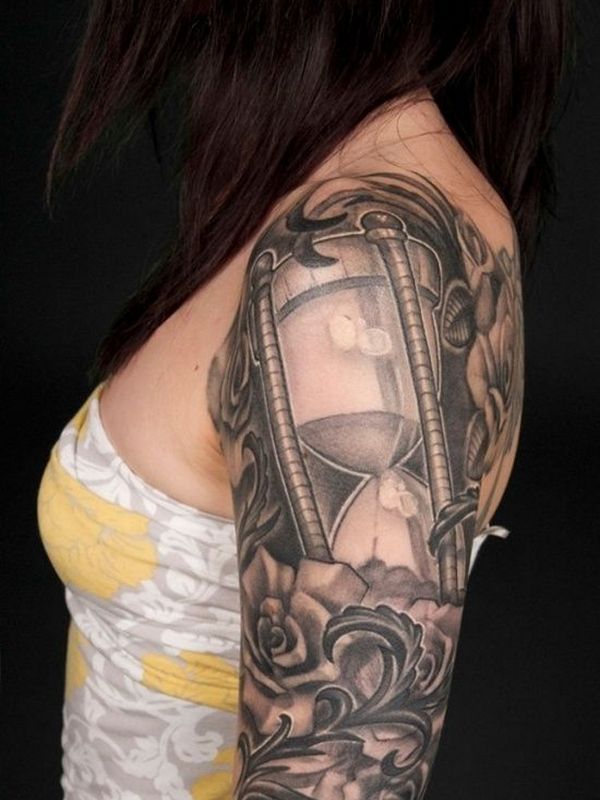Hourglass tattoo