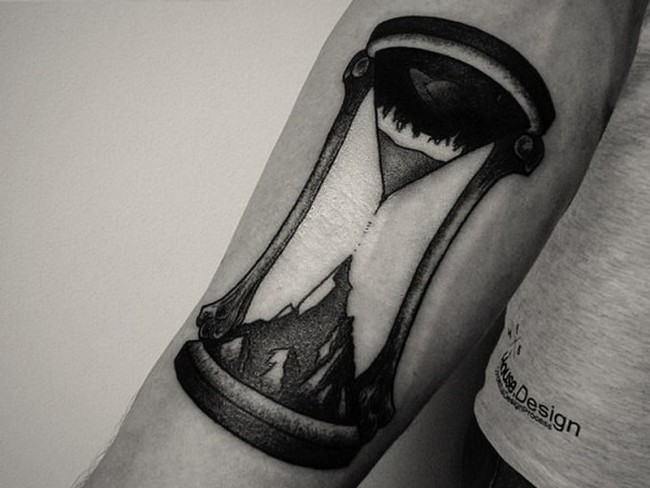 Hourglass tattoo