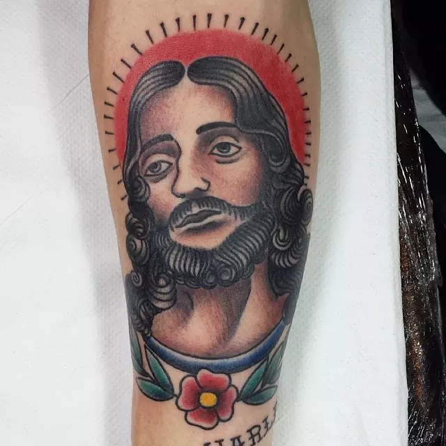 jesus is your hand tattoo